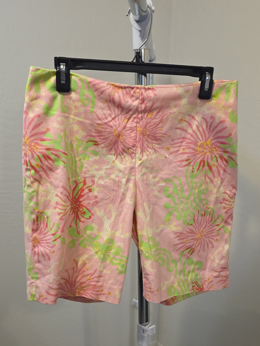 Lilly Pulitzer Pink Floral Bermuda Shorts